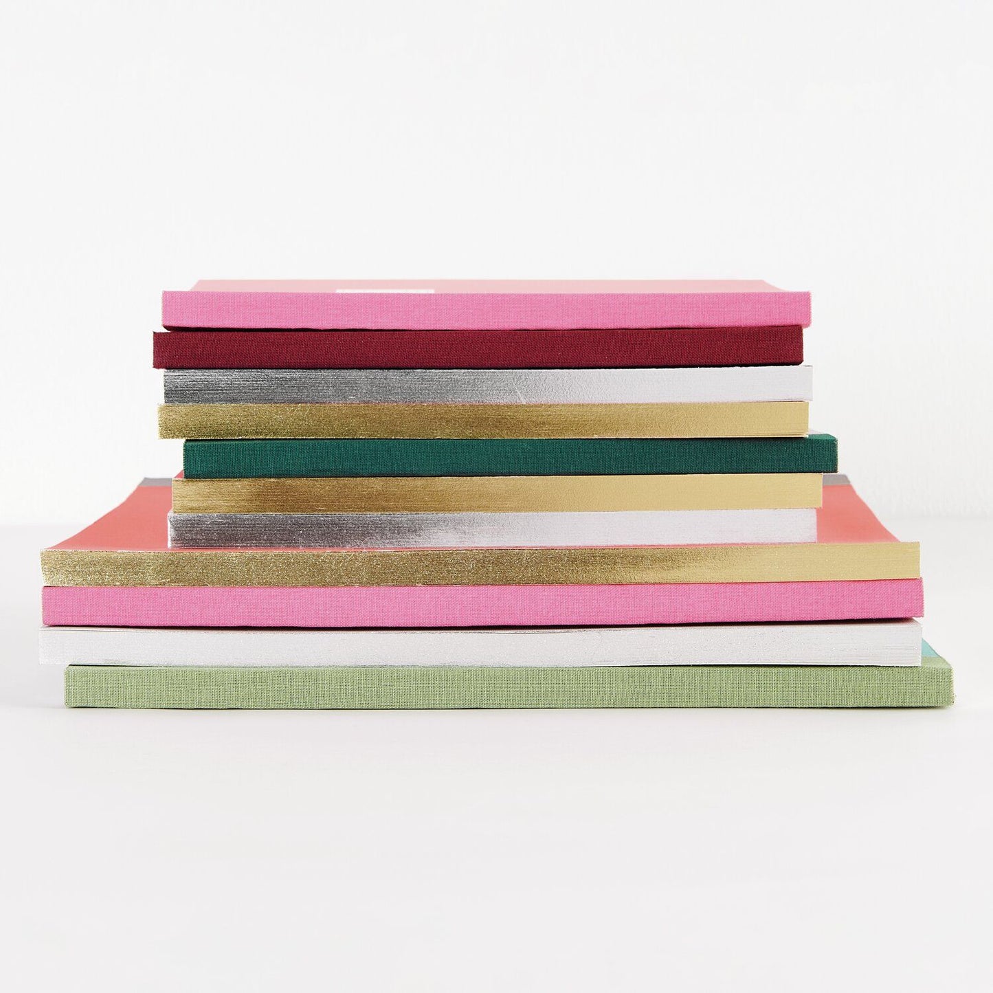 Notizbuch rosa/grün