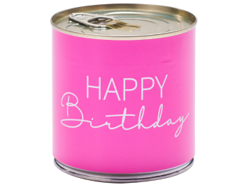 Cancake Happy Birthday Neon Pink