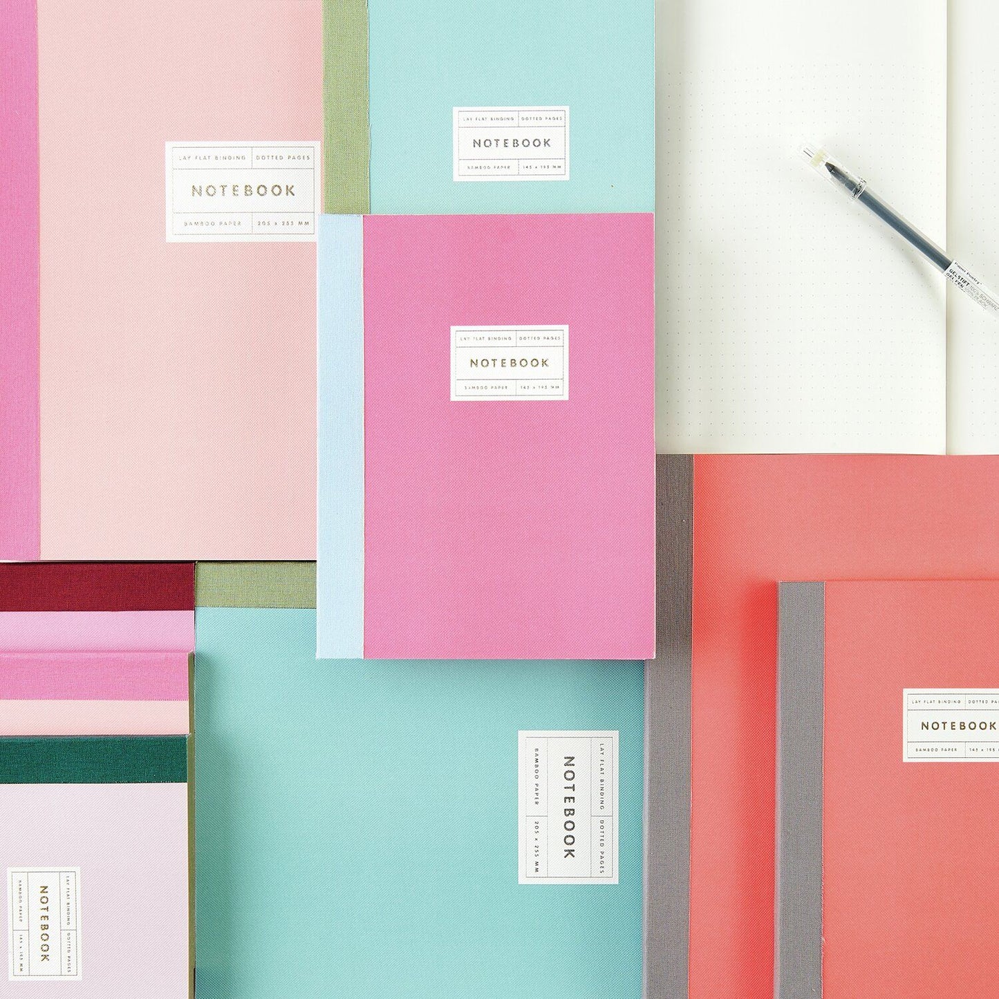 Notizbuch orange/pink