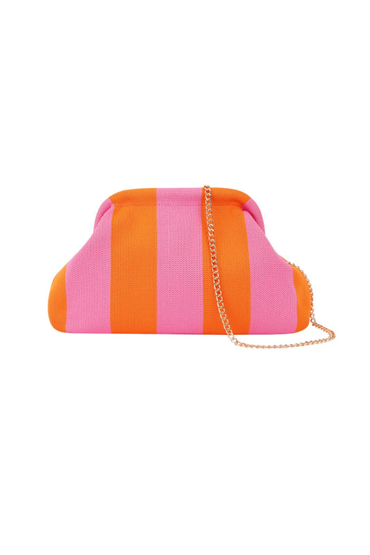 Clutch orange/rosa