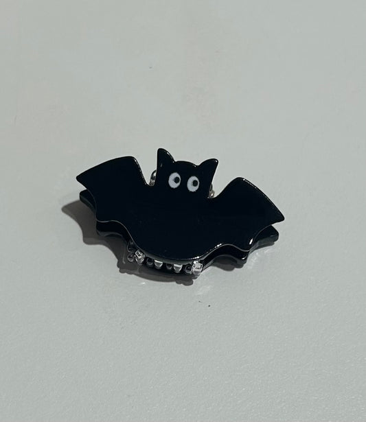 Haarklammer Fledermaus schwarz