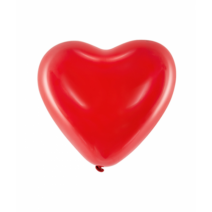 Herzballon rot
