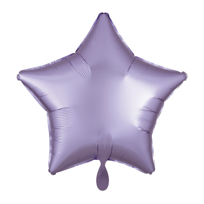 Folienballon Stern Silk Pastel Lila