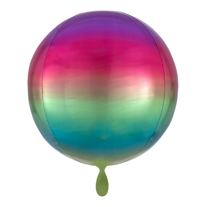 Folienballon Orbz bunt