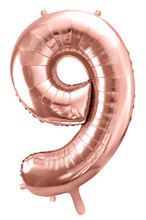 Lade das Bild in den Galerie-Viewer, Folienballon Zahlen ROSÉ, 86cm
