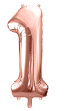 Lade das Bild in den Galerie-Viewer, Folienballon Zahlen ROSÉ, 86cm
