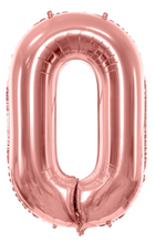 Lade das Bild in den Galerie-Viewer, Folienballon Zahlen ROSÉ, 86cm
