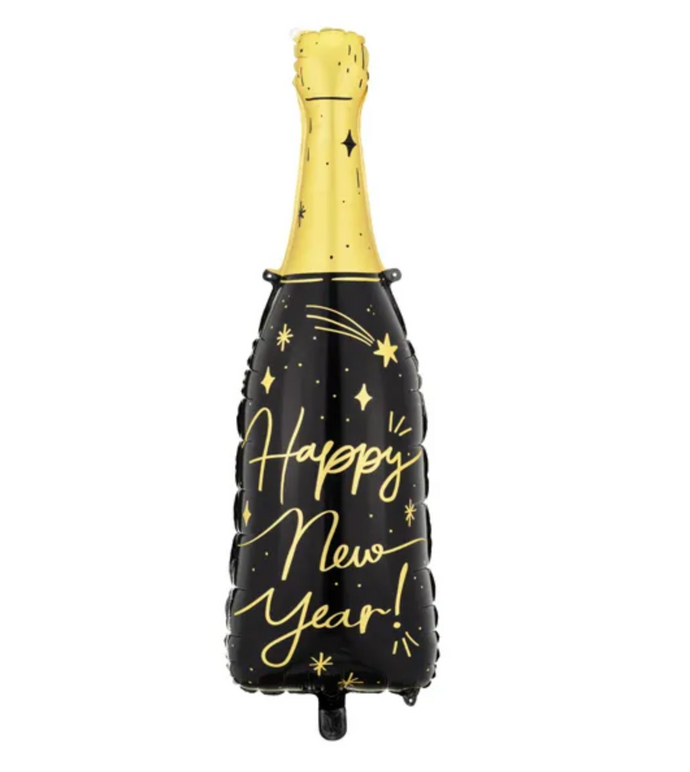 Folienballon Sektflasche Happy New Year