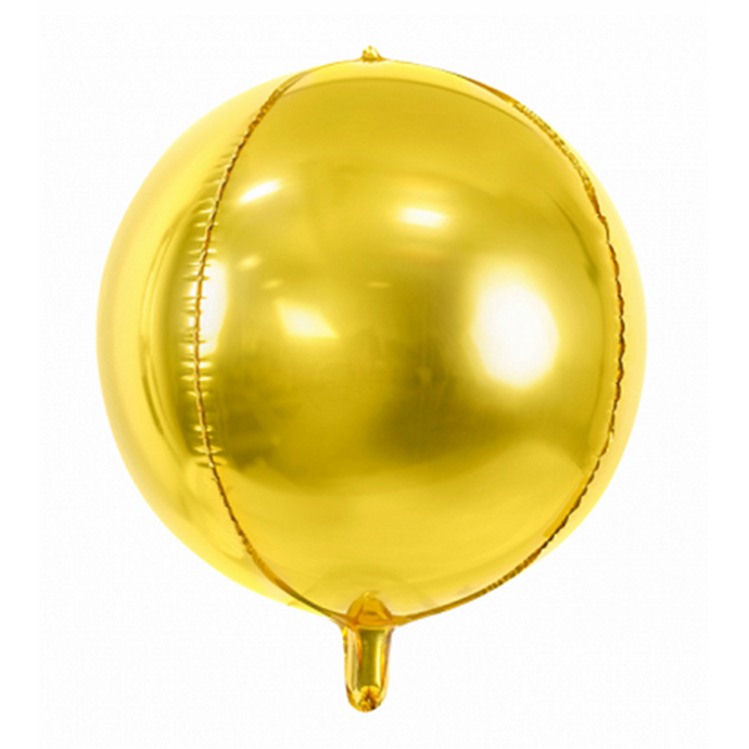 Folienballon Orbz gold