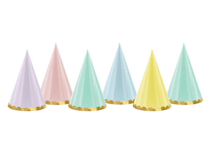 Partyhüte Pastel