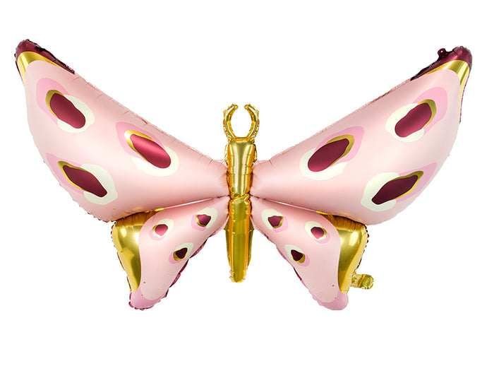 Folienballon Schmetterling rosa