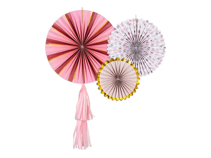 Deko Rosetten rosa