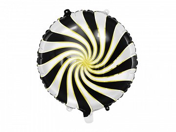 Folienballon Candy schwarz