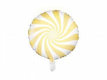 Folienballon Candy gelb