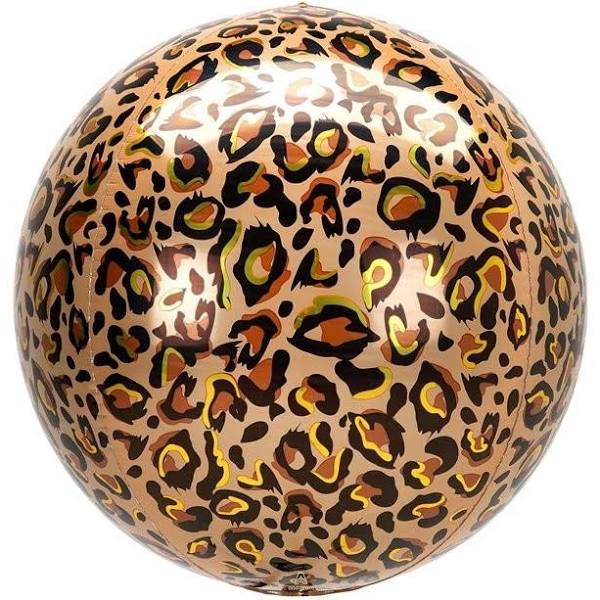Folienballon Orbz Leopard