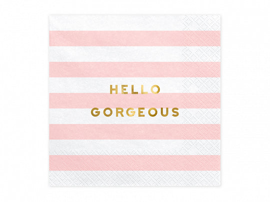 Serviette Hello Georgeous