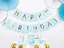 Lade das Bild in den Galerie-Viewer, Girlande Happy Birthday blau
